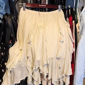 Free People XS Frilly layered skirt.